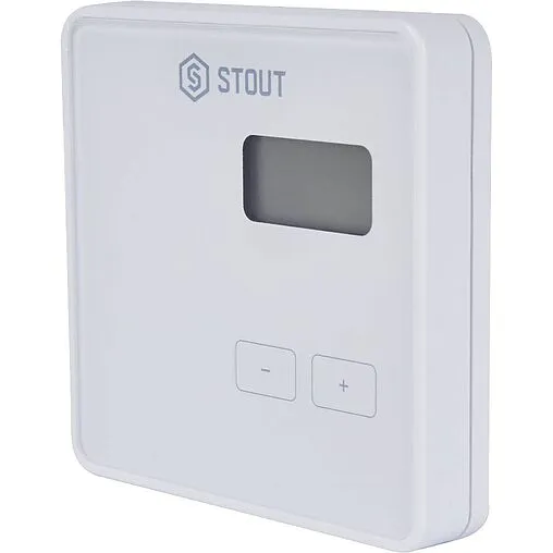 Беспроводной комнатный терморегулятор Stout R-8b белый STE-0101-008001