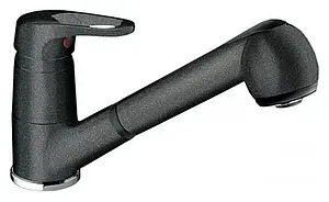 Смеситель для кухни с выдвижным изливом Blanco Wega-S антрацит 512047, 1