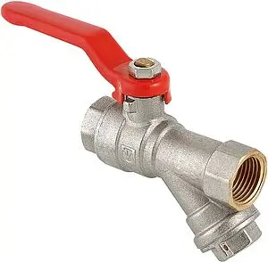 Кран шаровый с фильтром ½"в x ½"в Valtec Combi VT.292.N.04 Кран шаровый с фильтром ½"в x ½"в Valtec Combi VT.292.N.04, 1