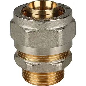 Муфта компрессионная переходная 26мм x ¾"н Stout SFS-0001-003426 Муфта компрессионная переходная 26мм x ¾"н Stout SFS-0001-003426, 1