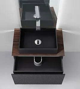 Тумба-умывальник подвесная Jorno Strong 80 антрацит Str.01.80/P/A+ Тумба-умывальник подвесная Jorno Strong 80 антрацит Str.01.80/P/A+, 4