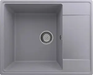 Мойка кухонная Ulgran Prima 605-05 бетон, 1