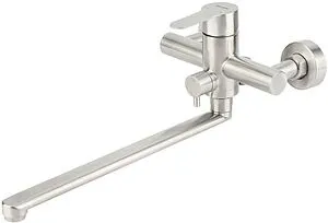 Смеситель для ванны с длинным изливом Osgard Hugg никель 11223, 1