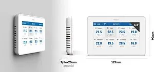 Проводная панель управления контроллером Wi-Fi TECH ST-M-9t черный WG.11.0587, 2
