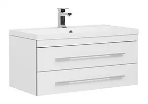Тумба под умывальник подвесная Aquanet Верона 90 белый 00172335, 1