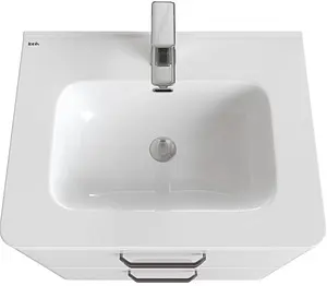 Тумба-умывальник подвесная IDDIS Brick 60 белый BRI60W0i95K Тумба-умывальник подвесная IDDIS Brick 60 белый BRI60W0i95K, 5