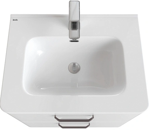 Тумба-умывальник подвесная IDDIS Brick 60 белый BRI60W0i95K