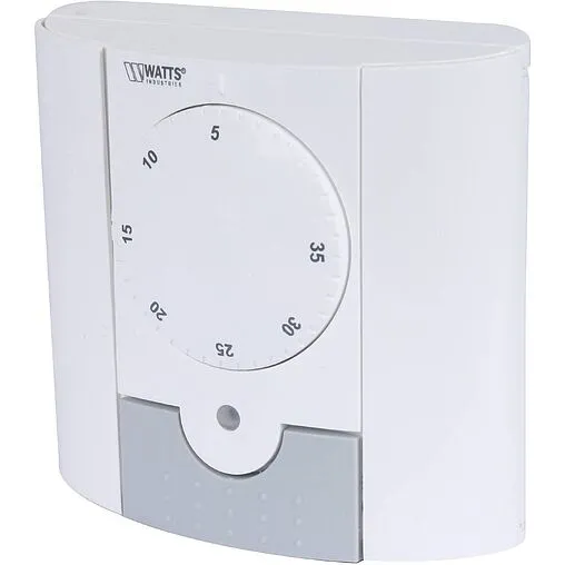 Проводной комнатный терморегулятор НЗ 230В WATTS BT-A белый 10025810