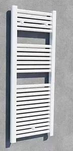 Полотенцесушитель водяной лесенка Lazzarini Roma 1230х750 белый 386360, 2