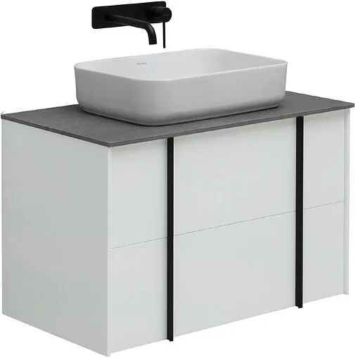 Тумба-умывальник подвесная Allen Brau Reality 80 белый 1.32005.WM+