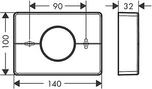 Держатель для гигиенических пакетов Hansgrohe AddStoris белый матовый 41773700 Держатель для гигиенических пакетов Hansgrohe AddStoris белый матовый 41773700, 2