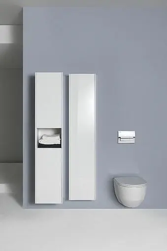 Комплект 5 в 1 Laufen Pro Rimless Z.RU93.0.761.6 с кнопкой 9.0040.1.000.000.1 белый глянцевый