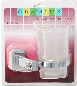 Стакан Grampus Coral хром GR-7006 Стакан Grampus Coral хром GR-7006, 3