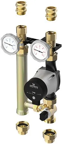 Трехходовой термостатический смесительный клапан правый 1½&quot; Kvs 8.0 Meibes M66625.1