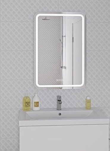 Зеркало с подсветкой Cersanit Led 050 Design Pro 55 с подогревом KN-LU-LED050*55-p-Os