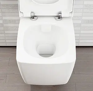 Унитаз подвесной безободковый VitrA Metropole Rim-Ex белый 7672B003-0075 Унитаз подвесной безободковый VitrA Metropole Rim-Ex белый 7672B003-0075, 5