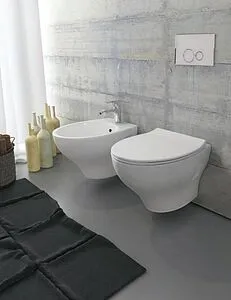 Унитаз подвесной безободковый ISVEA Soluzione XX белый 10SY02002SV, 3