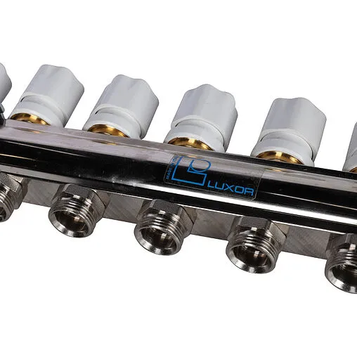 Группа коллекторная с расходомерами 9 отводов 1"в/в x ¾"ек Luxor CD 477/9 15662709N
