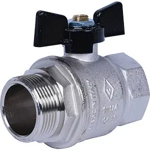 Кран шаровый 1¼"в x 1¼"н Bugatti New Jersey 09170007, 1