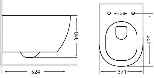 Унитаз подвесной безободковый с функцией биде и встроенным смесителем Logan L5W City белый 00312562