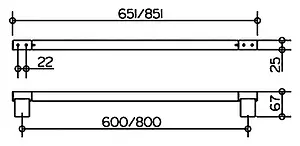 Полотенцедержатель Keuco Plan хром 14901010600 Полотенцедержатель Keuco Plan хром 14901010600, 3