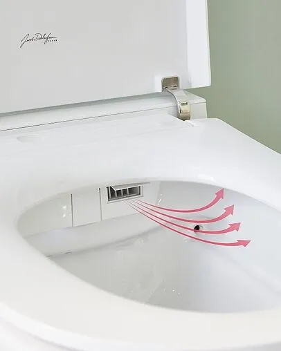 Умный унитаз-биде подвесной безободковый Jacob Delafon Seine Rimless белый E28072-00 Умный унитаз-биде подвесной безободковый Jacob Delafon Seine Rimless белый E28072-00