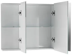 Шкаф-зеркало Айсберг Мега 105 белый DM4606HZ, 4