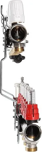 Группа коллекторная с расходомерами 9 отводов 1¼&quot;в/в x ¾&quot;ек Valtec VTc.596.EMNX.0709