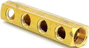 Коллектор распределительный проходной 4 отвода ¾"в/в x ½"в Tiemme 1970027 Коллектор распределительный проходной 4 отвода ¾"в/в x ½"в Tiemme 1970027, 4