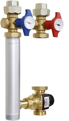 Насосный модуль с термостатическим смесительным клапаном 1½&quot;н х 1&quot;в WATTS FlowBox HKF25 10084599 без насоса