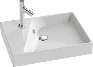 Раковина Jacob Delafon Rythmik 60 белый EXQ112-Z-00 Раковина Jacob Delafon Rythmik 60 белый EXQ112-Z-00, 1