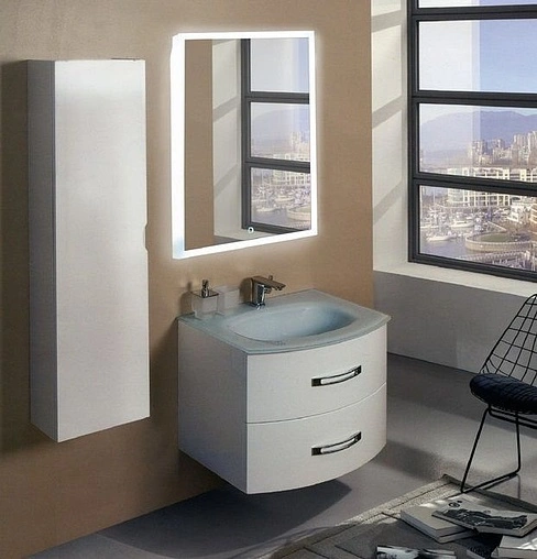 Зеркало с подсветкой Continent Sevilla Led 60 белый ЗЛП73