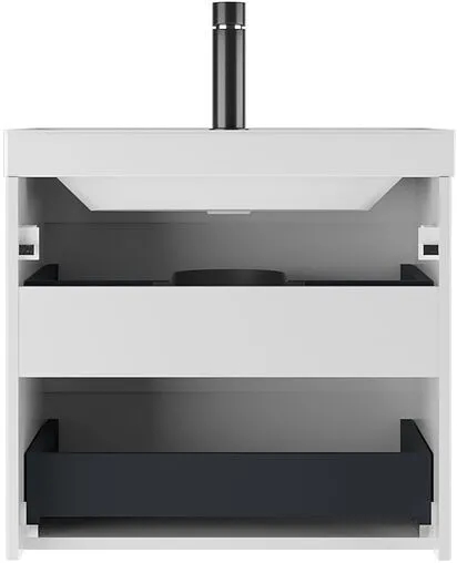 Тумба-умывальник подвесная Домино Verona 60 белый DV2504T+4670142930044