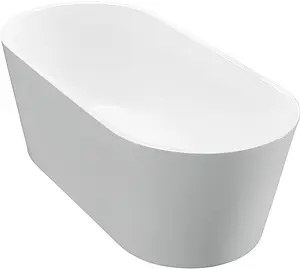 Ванна акриловая отдельностоящая BelBagno 150x75 без перелива  BB71-1500-W0, 1