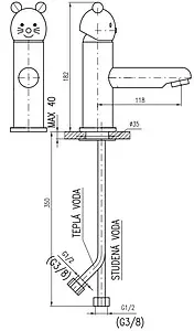 Смеситель для раковины Rav Slezak Seina Junior SE326.5 Смеситель для раковины Rav Slezak Seina Junior SE326.5, 2