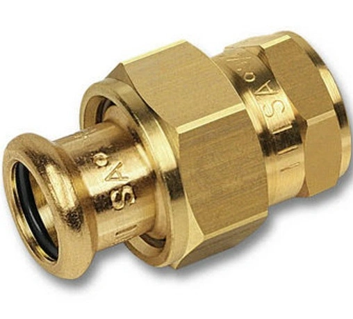 Американка пресс прямая переходная (плоское уплотнение) 28мм x 1&quot;в Sanha 8330G 18330281