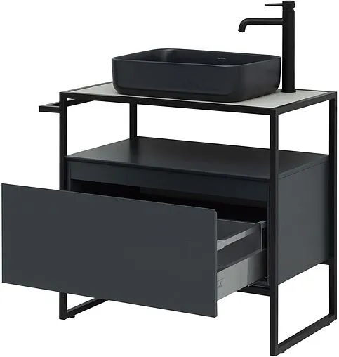 Тумба-умывальник напольная Allen Brau Priority 80 антрацит 1.31002.AM+