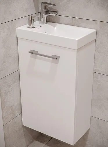 Тумба-умывальник 5 в 1 подвесной Cersanit Smart (5 в 1) белый 64179