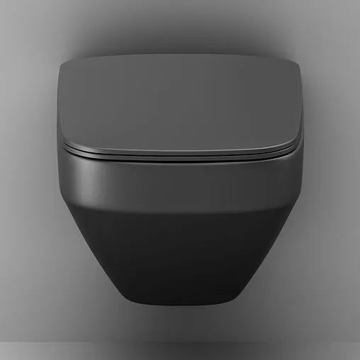 Унитаз подвесной безободковый Am.Pm Inspire 2.0 FlashClean черный матовый C50A1700MBSC