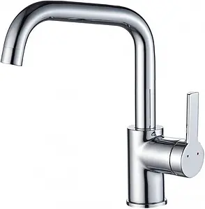 Смеситель для раковины Swedbe Diana хром 1011 Смеситель для раковины Swedbe Diana хром 1011, 1