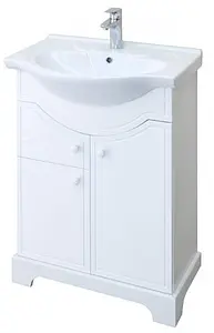 Тумба-умывальник напольная Aquaton Элен 65 белый 1A2189K1EN010, 1