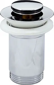 Выпуск автоматический для раковины с переливом Rav Slezak хром MD0483 Выпуск автоматический для раковины с переливом Rav Slezak хром MD0483, 1