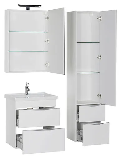 Шкаф-пенал Aquanet Эвора 40 R белый 00184308