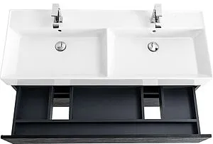 Тумба под умывальник подвесная Cezares Molveno 46 120 Nero MOLVENO 46-120-2C-SO-2-NR Тумба под умывальник подвесная Cezares Molveno 46 120 Nero MOLVENO 46-120-2C-SO-2-NR, 4