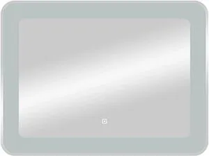 Зеркало с подсветкой Continent Velvette Led 80x60 с функцией Bluetooth белый ЗЛП933 Зеркало с подсветкой Continent Velvette Led 80x60 с функцией Bluetooth белый ЗЛП933, 1