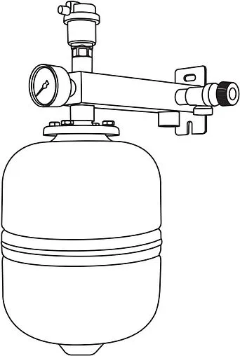 Корпус группы безопасности расширительного бака до 50 кВт ¾&quot; Uni-Fitt 255U3200