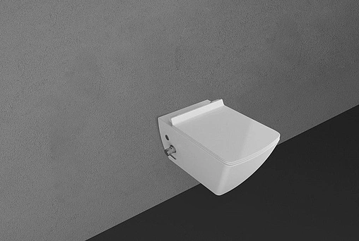 Унитаз подвесной с функцией биде и запорным краном ISVEA Purita белый 10PLS1001I