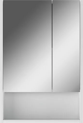 Шкаф-зеркало Айсберг Ева 50 белый DA5920HZ