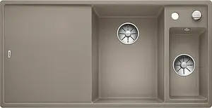 Мойка кухонная Blanco Axia III 6 S 100 R (доска ясень) серый беж 523469, 2