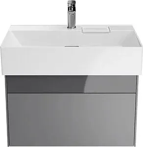 Тумба-умывальник подвесная Kerama Marazzi Logica 70 стальной серый LOG.70.2\ST+LO.wb.70.1 Тумба-умывальник подвесная Kerama Marazzi Logica 70 стальной серый LOG.70.2\ST+LO.wb.70.1, 1